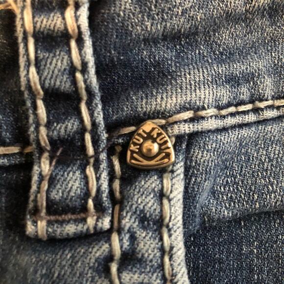 Kut from the Kloth Jeans button flap pockets sz 6 - Picture 7 of 8